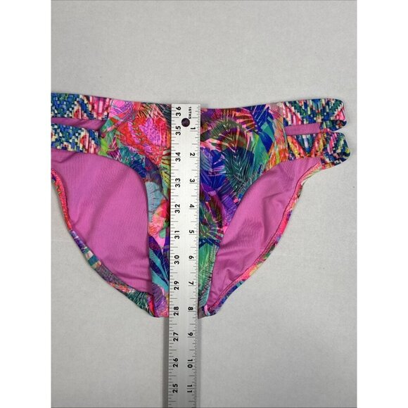 Phax Swimwear Women's XS/30 Bikini Swim Bottom Pink Green Multi NWT - Picture 4 of 16